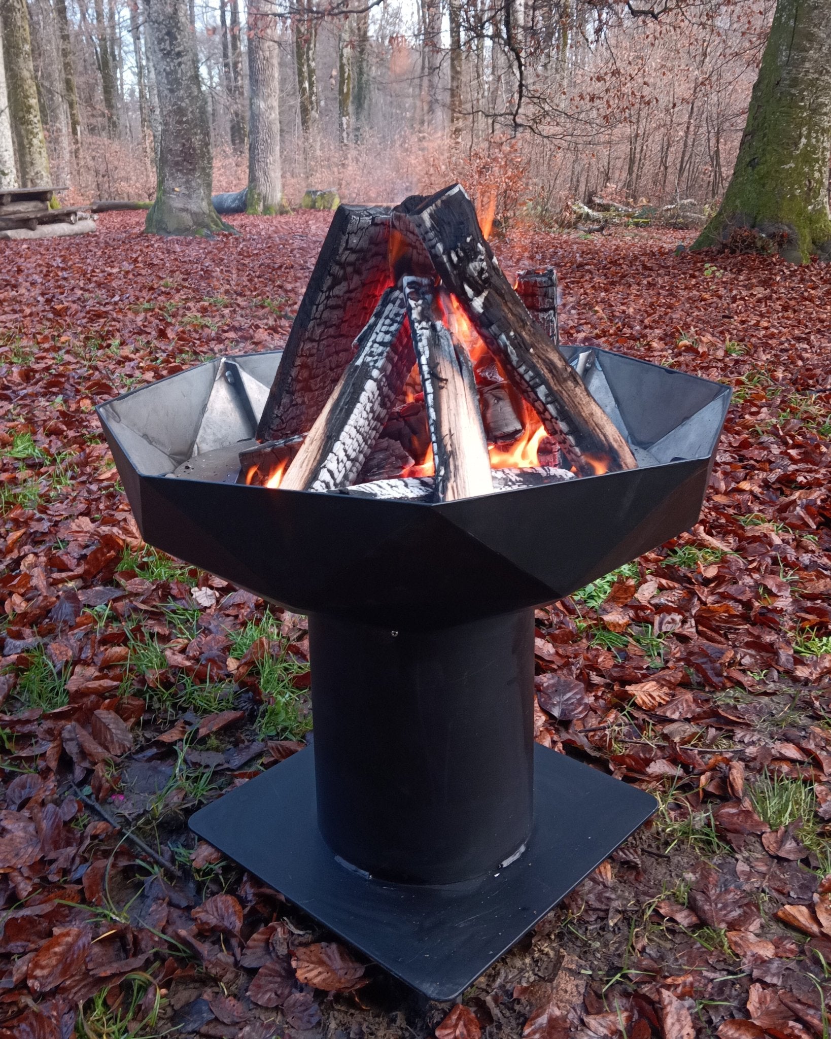 Brasero suisse Galgrill – installation au jardin