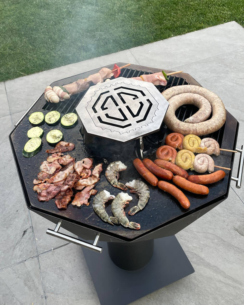 Cuisson sur plaque plancha Galgrill – légumes et viandes